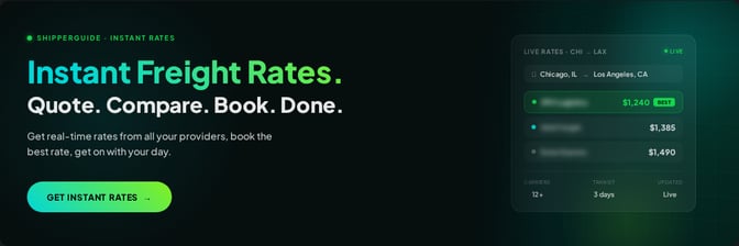 ShipperGuide Instant Rates